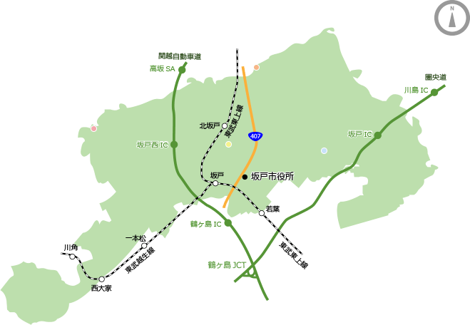 坂戸市役所360°パノラマビューマップ