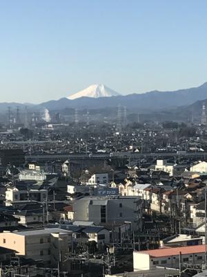 冬の富士山