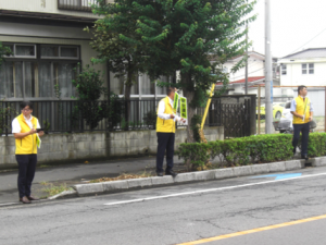 秋の全国交通安全運動出発式