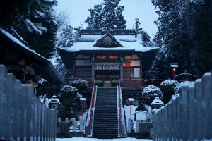 自然・風景部門　最優秀賞　たかちゃん　雪の中の勝呂神社