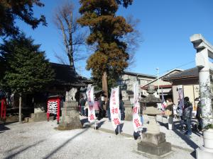 正月の風景 坂戸神社