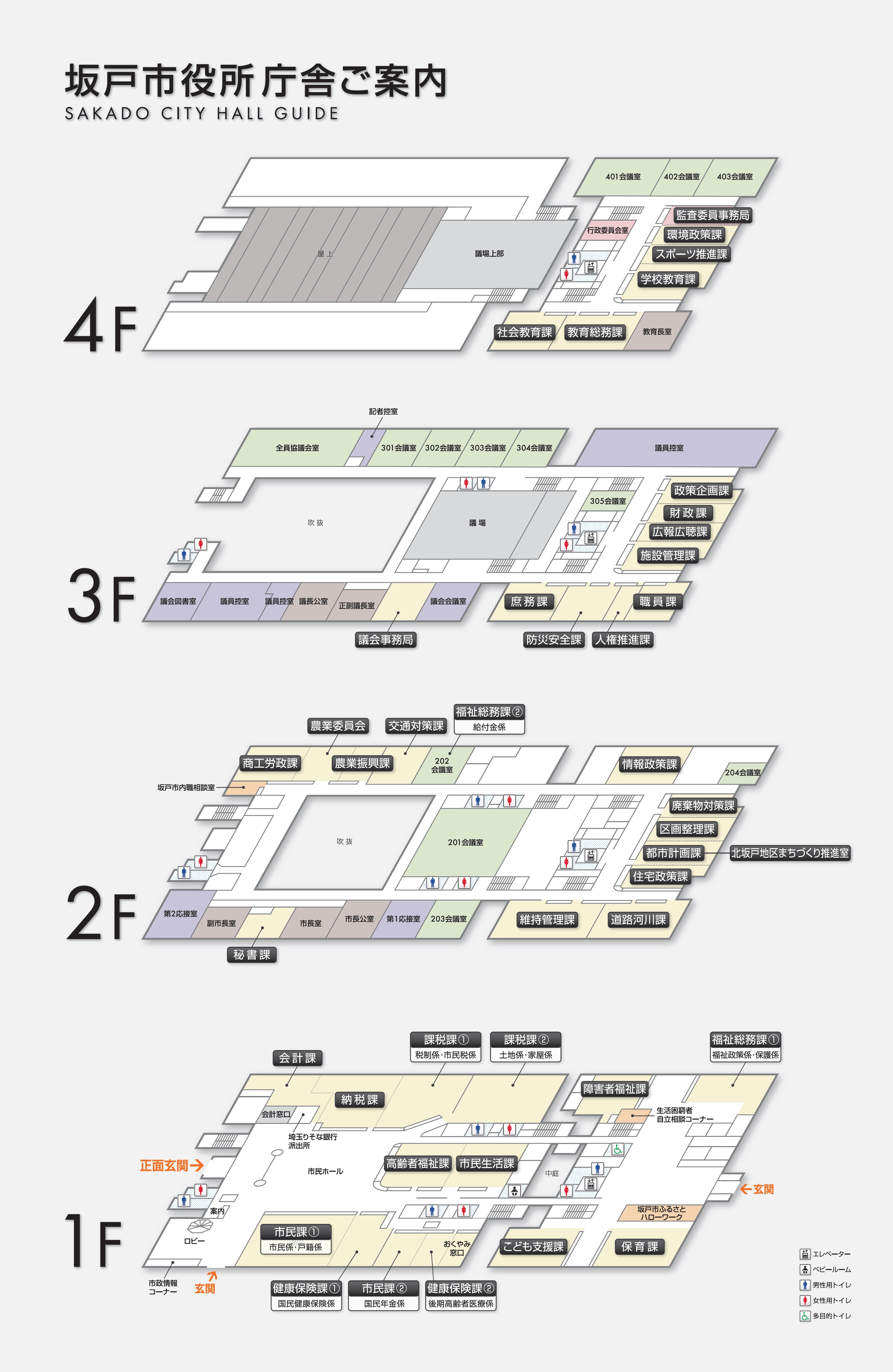 庁舎案内図
