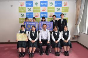山村国際高等学校表敬訪問