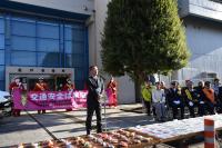 冬の交通安全運動出発式