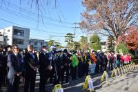 冬の交通安全運動出発式
