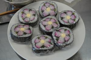 先生が作った見本の写真