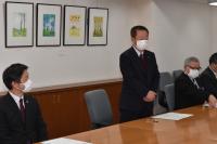 （株）埼玉りそな銀行との「災害時における坂戸市指定金融機関の事務取扱に関する協定」締結式