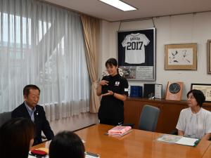 第25回夏季デフリンピック競技大会選手内定者表敬訪問