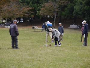 第38回入西地区グラウンドゴルフ大会写真