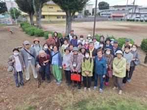 寿大学グラウンドゴルフの様子