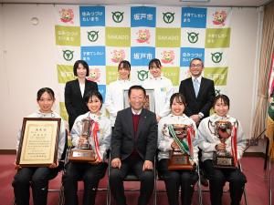 城西大学女子駅伝部表敬訪問