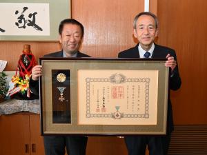 秋の叙勲 瑞宝小綬章受章報告