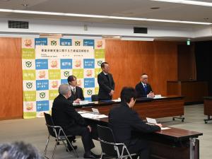 坂戸市商工会及び株式会社日本政策金融公庫川越支店との「事業承継支援に関する三者協定」締結式