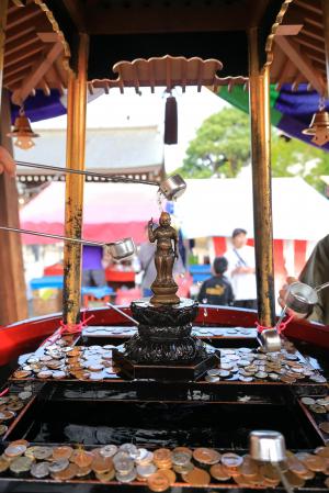 入選 おしゃかさまの甘茶掛け!!!