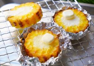 焼きとうもろこしの食品サンプル