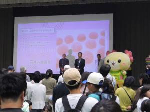 「ハピグミ」お披露目ステージ