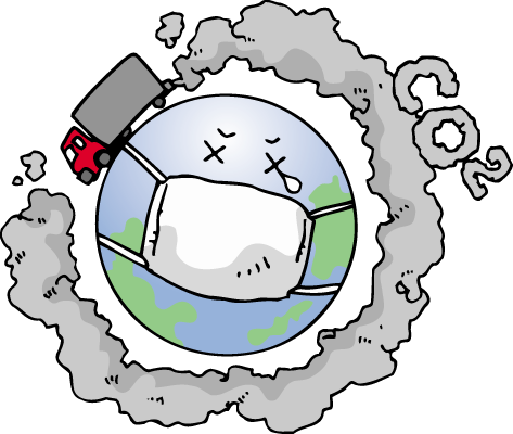 CO2排出の画像