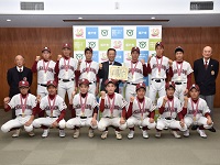 坂戸ボーイスの表敬訪問の写真３