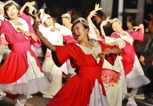 鳴子で夜の舞踏会