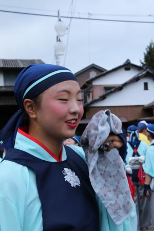 踊りが終わってホット一息