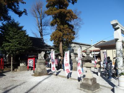 正月の風景　坂戸神社